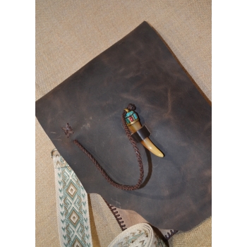 Torebka vintage skóra czarna .