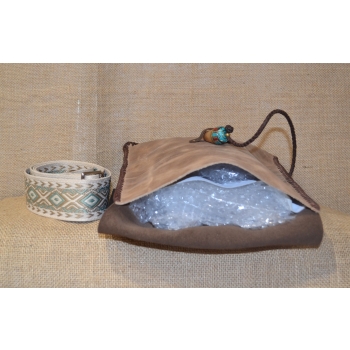 Torebka vintage skóra czarna .