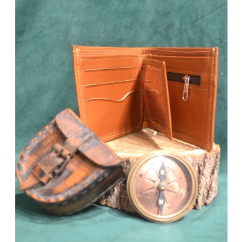 Portfel skórzany męski