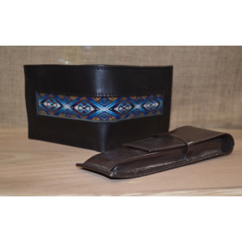 Portfel skórzany czarny męski .